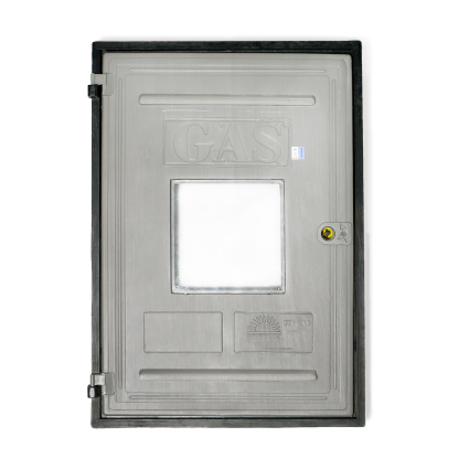 Puerta plástica para gabinete de gas 45 x 65
